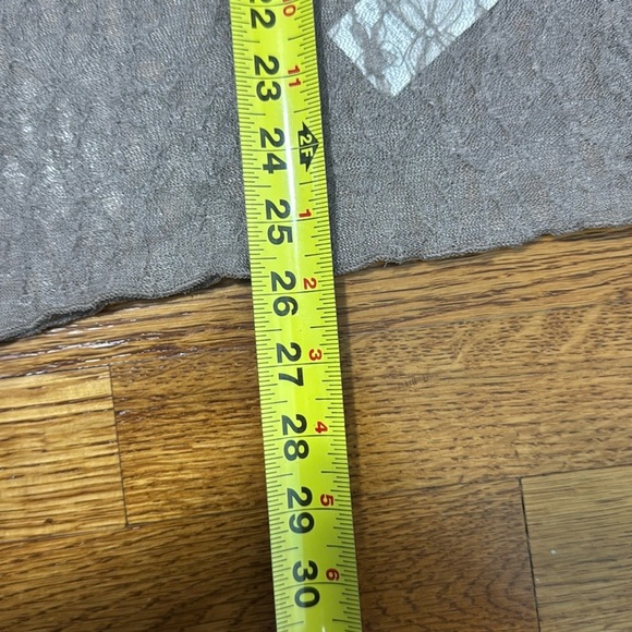 NWT Abercrombie & Fitch lace seamed long sleeve Sheer top brown Size XS Y2K 90s - Picture 9 of 10